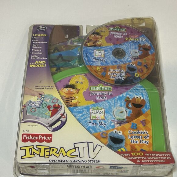 Fisher-Price InteracTV Sesame Street  DVD Based Learning System - Brand New! - Picture 1 of 4